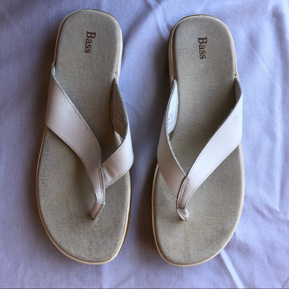 Bass Cacia Sandals White 11M